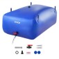 VEVOR Water Storage Bladder, 540L φορητή & πτυσσόμενη τσάντα αποθήκευσης νερού, ανθεκτική στη φθορά 1000D PVC τσάντα μαλακών νερών, στεγανά δοχεία κάμπινγκ για άρδευση κήπου RV έκτακτης ανάγκης, μπλε