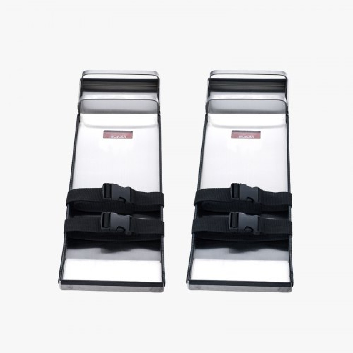 VEVOR Concrete Knee Boards από ανοξείδωτο χάλυβα, 28'' x 8'' Concrete Sliders, Knee Boards for Concrete, Concrete Knee Pads Pair Moving Sliders, με ιμάντες σανίδας για τσιμέντο και φινίρισμα από σκυρόδεμα
