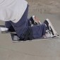 VEVOR Concrete Knee Boards από ανοξείδωτο χάλυβα, 28'' x 8'' Concrete Sliders, Knee Boards for Concrete, Concrete Knee Pads Pair Moving Sliders, με ιμάντες σανίδας για τσιμέντο και φινίρισμα από σκυρόδεμα