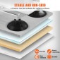 Εμπορικός κόφτης τομάτας VEVOR, 1/4"+3/8"+3/16" Κόφτης ντομάτας, Μηχάνημα κοπής ντομάτας βαρέως τύπου από ανοξείδωτο χάλυβα, χειροκίνητος κόφτης ντομάτας με αντιολισθητικά πόδια, κοπή ντομάτες, αγγούρια, μπανάνες