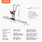 VEVOR Gas Concrete Power Screed, με Σετ ράβδων ίσιας ακμής σανίδας αλουμινίου 1830mm, δονούμενος κινητήρας φινιρίσματος τσιμέντου 4 χρόνων με ρυθμιζόμενες λαβές, εργαλεία σκυροδέματος υψηλής απόδοσης 6500rpm