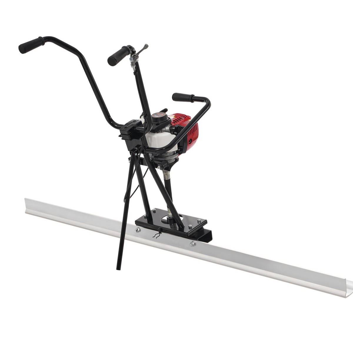 VEVOR Gas Concrete Power Screed, με Σετ ράβδων ίσιας ακμής σανίδας αλουμινίου 1830mm, δονούμενος κινητήρας φινιρίσματος τσιμέντου 4 χρόνων με ρυθμιζόμενες λαβές, εργαλεία σκυροδέματος υψηλής απόδοσης 6500rpm