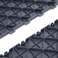 VEVOR Πλακάκια γκαράζ Interlocking, 12 x 12 x 0,53 ιντσών 50 Pack Πλακάκια δαπέδου γκαράζ, αντιολισθητικά πλακάκια δαπέδου γκαράζ διπλής όψης, για γκαράζ, υπόγεια, επισκευαστήρια, γκρι γραφίτη