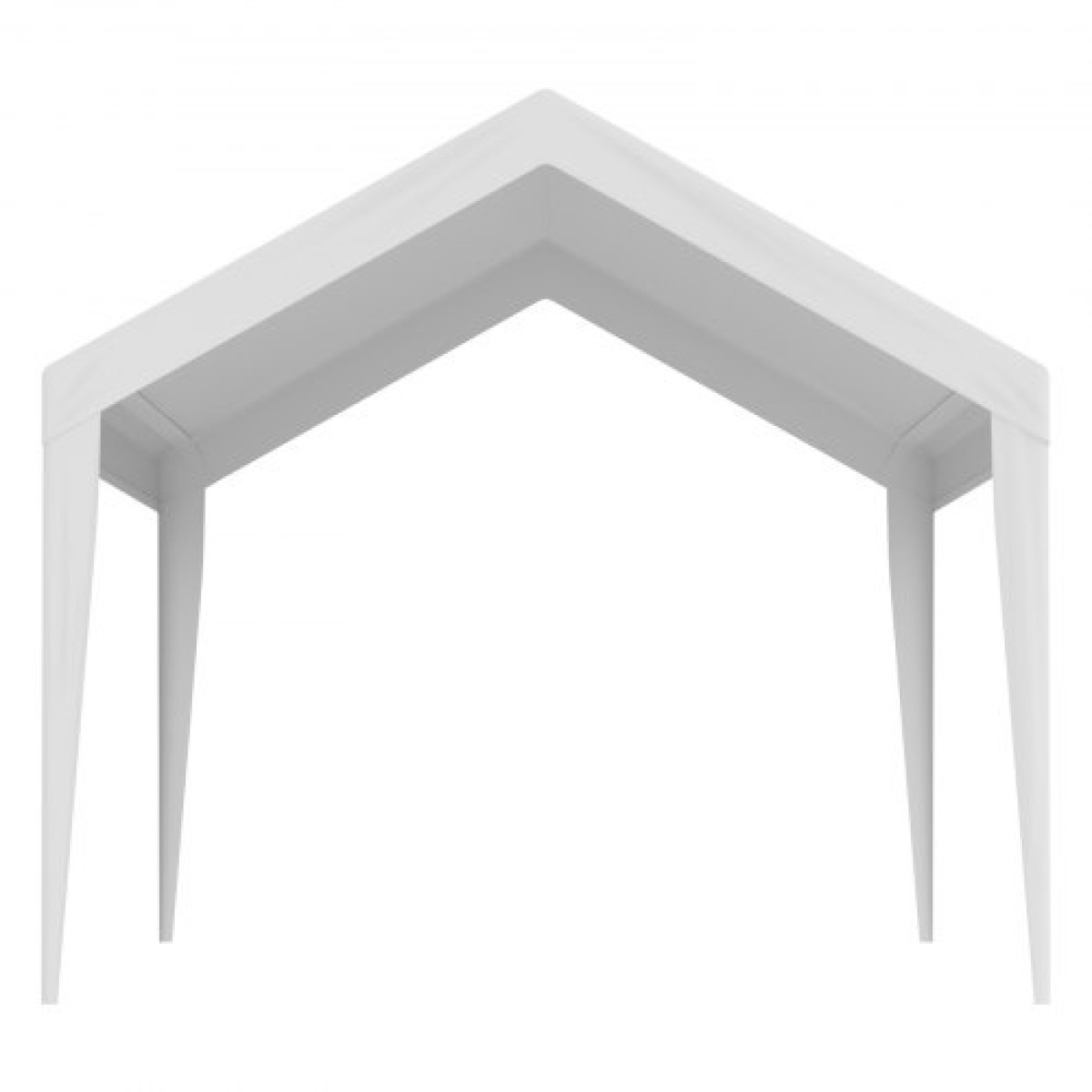 Ανταλλακτικό κάλυμμα κουβούκλιο VEVOR Carport 6100 x 3040 mm, προστατευτικό κάλυμμα σκηνών γκαράζ βαρέως τύπου αδιάβροχο & προστατευμένο από την υπεριώδη ακτινοβολία, Εύκολη εγκατάσταση με μπάντζες μπάλας, Λευκό (Μόνο επάνω κάλυμμα, Δεν περιλαμβάνεται