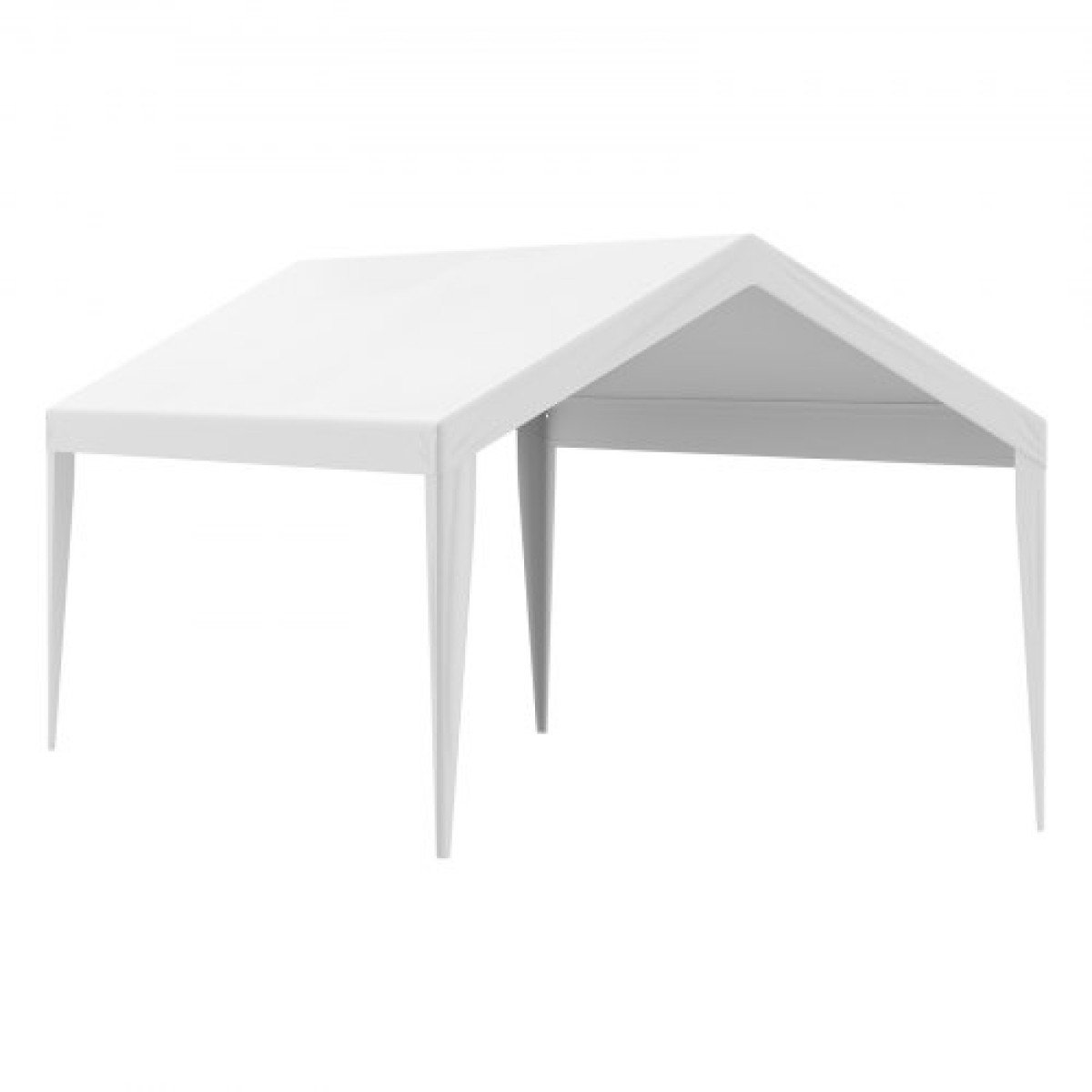 Ανταλλακτικό κάλυμμα κουβούκλιο VEVOR Carport 6100 x 3040 mm, προστατευτικό κάλυμμα σκηνών γκαράζ βαρέως τύπου αδιάβροχο & προστατευμένο από την υπεριώδη ακτινοβολία, Εύκολη εγκατάσταση με μπάντζες μπάλας, Λευκό (Μόνο επάνω κάλυμμα, Δεν περιλαμβάνεται