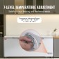 Καταψύκτης στήθους VEVOR, 19,8 cu.ft / 561 L Μεγάλη κατάψυξη με διπλό κλείδωμα, ανεξάρτητος εμπορικός καταψύκτης & 4 αφαιρούμενα καλάθια, ρυθμιζόμενη θερμοκρασία 7 επιπέδων, φως LED, 6 τροχοί