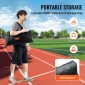 VEVOR L Screen Baseball για Batting Cage, 7x7 ft Baseball & Softball Screen Safety, Body Protector Φορητή οθόνη κτύπημα με τσάντα μεταφοράς & πασσάλους εδάφους, δίχτυ μπέιζμπολ για προστασία pitchers