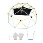 VEVOR Climbing Dome, 10FT Geometric Dome Climber με αιώρα και κούνια, για παιδιά 3 έως 10 ετών, Jungle Gym που υποστηρίζει 750LBS και εύκολη συναρμολόγηση, με λαβή αναρρίχησης, εξοπλισμό για παιχνίδι στην αυλή εξωτερικού χώρου