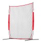 VEVOR Barricade Backstop Net, 7x7 ft Ball Sports Barrier Network, Φορητός εξοπλισμός εξάσκησης με τσάντα μεταφοράς, οθόνη προστασίας για προπόνηση χόκεϊ ποδοσφαίρου Baseball Softball Lacrosse, για Backyard