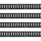 VEVOR E Track Tie Down Rail Kit, 5' Steel Rails, 4 Pack, Secure Cargo & Heavy Loads έως 2000 lbs, Heavy Duty Etrack Rails με βίδες για γκαράζ, φορτηγά, τρέιλερ, δέσιμο μοτοσυκλετών, βάσεις ATV