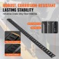 VEVOR E Track Tie Down Rail Kit, 5' Steel Rails, 4 Pack, Secure Cargo & Heavy Loads έως 2000 lbs, Heavy Duty Etrack Rails με βίδες για γκαράζ, φορτηγά, τρέιλερ, δέσιμο μοτοσυκλετών, βάσεις ATV