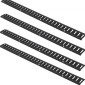 VEVOR E Track Tie Down Rail Kit, 5' Steel Rails, 4 Pack, Secure Cargo & Heavy Loads έως 2000 lbs, Heavy Duty Etrack Rails με βίδες για γκαράζ, φορτηγά, τρέιλερ, δέσιμο μοτοσυκλετών, βάσεις ATV