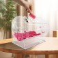 VEVOR Acrylic Raffle Drum, Χωράει 10000 Tickets ή 300 Raffle Balls, Professional Raffle Ticket Spinning Cage with 2 Keys, Transparent Lottery Spinning Drawing, Raffle Ticket Box for Games Lottery Bing
