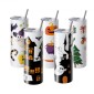 VEVOR 50 Pack Straight Sublimation Tumblers, 20 oz/567 g Blank Tumbler Bulk, από ανοξείδωτο χάλυβα διπλού τοιχώματος ποτηράκια με άχυρο, καπάκι, βούρτσα, βάση, συρρικνωμένο περιτύλιγμα, κουτί δώρου, για πρέσα θερμότητας και μεταφορά θερμότητας
