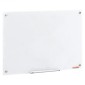Λευκός πίνακας VEVOR Magnetic Glass, Dry Erase Board 900 x 600 mm, Επιτοίχιος μεγάλος λευκός γυάλινος πίνακας χωρίς πλαίσιο, με δίσκο μαρκαδόρου, γόμα και 2 μαρκαδόρους, λευκό