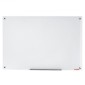 Λευκός πίνακας VEVOR Magnetic Glass, Dry Erase Board 900 x 600 mm, Επιτοίχιος μεγάλος λευκός γυάλινος πίνακας χωρίς πλαίσιο, με δίσκο μαρκαδόρου, γόμα και 2 μαρκαδόρους, λευκό