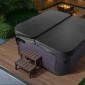 VEVOR Hot Tub Cover Lift, Spa Cover Lift, Ύψος 800 - 1050 mm Πλάτος 1750-2550 mm Ρυθμιζόμενο, Εγκατεστημένο και στις δύο πλευρές στο επάνω μέρος, Κατάλληλο για διάφορα μεγέθη ορθογώνιων μπανιέρων, υδρομασάζ, σπα