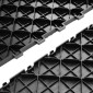 VEVOR Πλακάκια γκαράζ Interlocking, 12 x 12 x 0,53 ιντσών 25 Pack Πλακάκια δαπέδου γκαράζ, Αντιολισθητικά πλακάκια δαπέδου γκαράζ διπλής όψης, για γκαράζ, υπόγεια, επισκευαστήρια, μαύρο