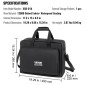 VEVOR Padded DJ Mixer Gig Bag, 1200D Oxford Fabric, DJ Gear Carry Bag with Storage Pocket Αφαιρούμενος ιμάντας ώμου 4,92 ft 0,39 in Padding, 19,29 x 8,66 x 15,34 σε Storage Case για DJ