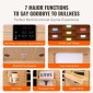 VEVOR Far Infrared Wood Sauna, Room Home Sauna Spa για 3 έως 4 Άτομα, Χαμηλή EMF Far Infrared Ξύλινη Σάουνα με σκληρυμένη γυάλινη πόρτα & ηχεία Bluetooth & φώτα χρωμοθεραπείας, 2470W εσωτερικού χώρου