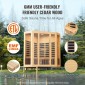 VEVOR Far Infrared Wood Sauna, Room Home Sauna Spa για 3 έως 4 Άτομα, Χαμηλή EMF Far Infrared Ξύλινη Σάουνα με σκληρυμένη γυάλινη πόρτα & ηχεία Bluetooth & φώτα χρωμοθεραπείας, 2470W εσωτερικού χώρου