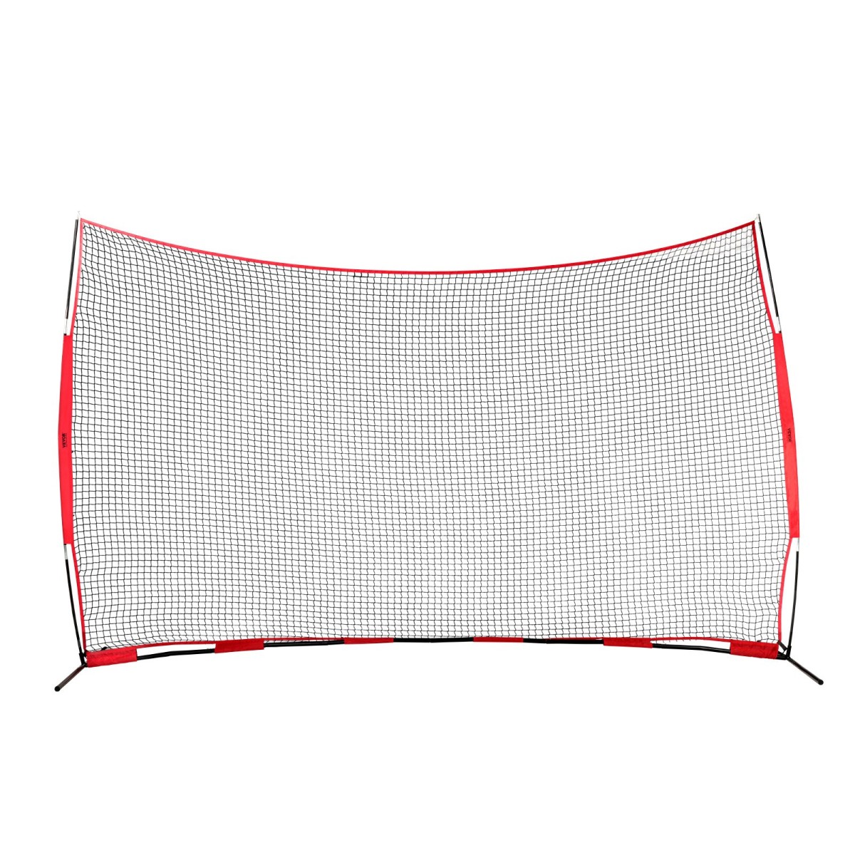 VEVOR Barricade Backstop Net, αθλητικό δίχτυ 16x10 ft με μπάλα, φορητός εξοπλισμός εξάσκησης με τσάντα μεταφοράς, οθόνη προστασίας για προπόνηση χόκεϊ ποδοσφαίρου Baseball Softball Lacrosse, για πίσω αυλή
