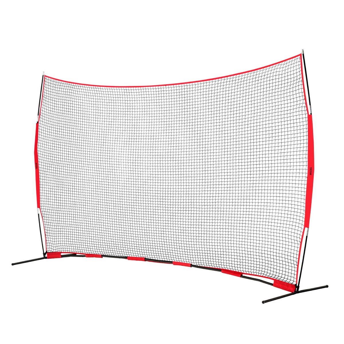 VEVOR Barricade Backstop Net, αθλητικό δίχτυ 16x10 ft με μπάλα, φορητός εξοπλισμός εξάσκησης με τσάντα μεταφοράς, οθόνη προστασίας για προπόνηση χόκεϊ ποδοσφαίρου Baseball Softball Lacrosse, για πίσω αυλή