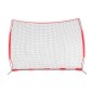 VEVOR Barricade Backstop Net, αθλητικό δίχτυ 12x9 ft με μπάλα, φορητός εξοπλισμός εξάσκησης με τσάντα μεταφοράς, οθόνη προστασίας για προπόνηση ποδοσφαίρου λακρός ποδοσφαίρου μπέιζμπολ για προπόνηση χόκεϊ, για πίσω αυλή