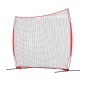VEVOR Barricade Backstop Net, αθλητικό δίχτυ 12x9 ft με μπάλα, φορητός εξοπλισμός εξάσκησης με τσάντα μεταφοράς, οθόνη προστασίας για προπόνηση ποδοσφαίρου λακρός ποδοσφαίρου μπέιζμπολ για προπόνηση χόκεϊ, για πίσω αυλή