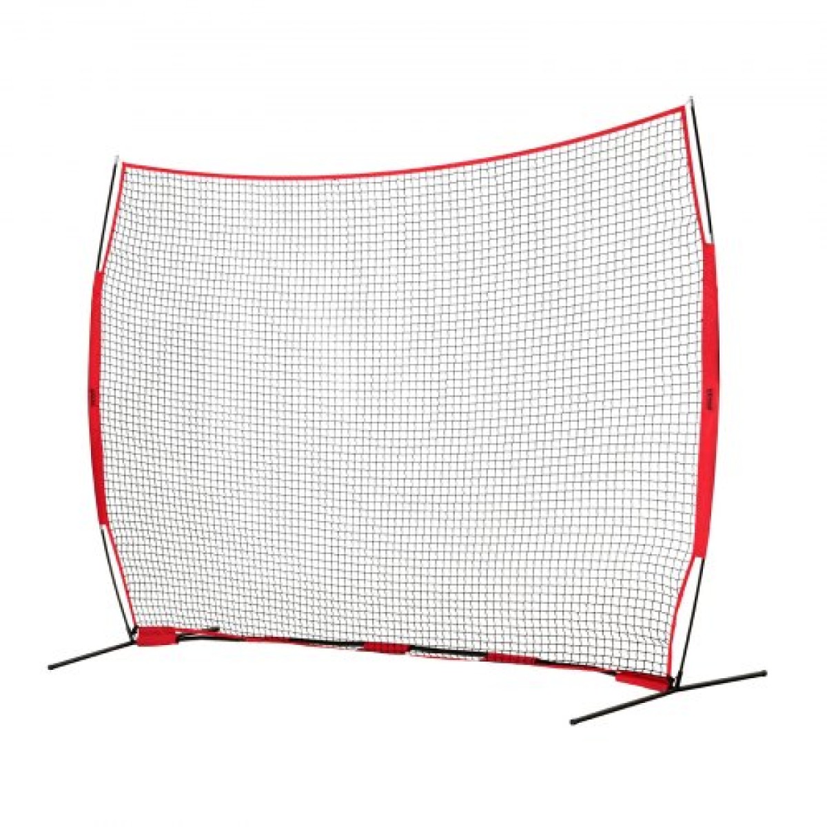 VEVOR Barricade Backstop Net, αθλητικό δίχτυ 12x9 ft με μπάλα, φορητός εξοπλισμός εξάσκησης με τσάντα μεταφοράς, οθόνη προστασίας για προπόνηση ποδοσφαίρου λακρός ποδοσφαίρου μπέιζμπολ για προπόνηση χόκεϊ, για πίσω αυλή