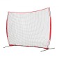 VEVOR Barricade Backstop Net, αθλητικό δίχτυ 12x9 ft με μπάλα, φορητός εξοπλισμός εξάσκησης με τσάντα μεταφοράς, οθόνη προστασίας για προπόνηση ποδοσφαίρου λακρός ποδοσφαίρου μπέιζμπολ για προπόνηση χόκεϊ, για πίσω αυλή