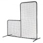 VEVOR L Screen Baseball για Batting Cage, 7x7 ft Baseball Softball Screen Safety, Body Protector Φορητή οθόνη κτύπημα με τσάντα μεταφοράς και πάσσαλοι εδάφους, Heavy Duty Pitching Net for Pitchers Protection