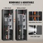 VEVOR 6 Rifles Gun Safe, Rifle Safe με ψηφιακό πληκτρολόγιο & κλειδαριά, ντουλάπι αποθήκευσης όπλων με ενσωματωμένο ντουλάπι αποθήκευσης, αφαιρούμενο ράφι αποθήκευσης για Home Long Gun και πιστόλια