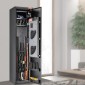 VEVOR 6 Rifles Gun Safe, Rifle Safe με ψηφιακό πληκτρολόγιο & κλειδαριά, ντουλάπι αποθήκευσης όπλων με ενσωματωμένο ντουλάπι αποθήκευσης, αφαιρούμενο ράφι αποθήκευσης για Home Long Gun και πιστόλια