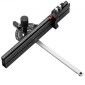 VEVOR Precision Miter Gauge, τυπική υποδοχή 19 x 9,5 mm, επιτραπέζιο κράμα αλουμινίου μετρητή κοπής με σχάρα 45,7 cm με ρυθμιζόμενο έμβολο με ελατήριο και αφαιρούμενο δίσκο, για επεξεργασία ξύλου