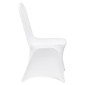 Πτυσσόμενα καλύμματα καρέκλας VEVOR Stretch Spandex, Universal Εφαρμοσμένο κάλυμμα καρέκλας, Αφαιρούμενα πλενόμενα προστατευτικά καλύμματα, για γάμους, διακοπές, συμπόσιο, πάρτι, γιορτή, δείπνο (12 τμχ Λευκό)