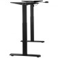 Πλαίσιο γραφείου VEVOR Standing, ρυθμιζόμενο ύψος 70-117 cm & 95-158 cm μήκος Ηλεκτρικά πόδια γραφείου υπολογιστή, εργονομική βάση σταθμού εργασίας DIY για σπίτι και γραφείο (Μόνο μαύρο πλαίσιο)