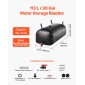 VEVOR Water Storage Bladder, 113L φορητή & πτυσσόμενη τσάντα αποθήκευσης νερού, ανθεκτική στη φθορά 1000D PVC τσάντα μαλακών νερών, στεγανά δοχεία κάμπινγκ για άρδευση κήπου RV έκτακτης ανάγκης, Μαύρο