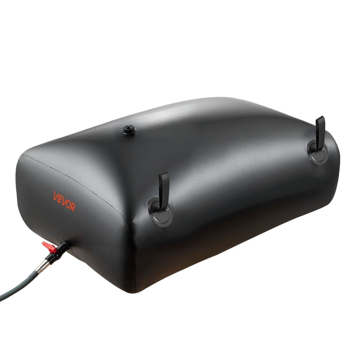 VEVOR Water Storage Bladder, 113L φορητή & πτυσσόμενη τσάντα αποθήκευσης νερού, ανθεκτική στη φθορά 1000D PVC τσάντα μαλακών νερών, στεγανά δοχεία κάμπινγκ για άρδευση κήπου RV έκτακτης ανάγκης, Μαύρο