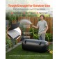 VEVOR Water Storage Bladder, 113L φορητή & πτυσσόμενη τσάντα αποθήκευσης νερού, ανθεκτική στη φθορά 1000D PVC τσάντα μαλακών νερών, στεγανά δοχεία κάμπινγκ για άρδευση κήπου RV έκτακτης ανάγκης, Μαύρο
