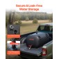 VEVOR Water Storage Bladder, 113L φορητή & πτυσσόμενη τσάντα αποθήκευσης νερού, ανθεκτική στη φθορά 1000D PVC τσάντα μαλακών νερών, στεγανά δοχεία κάμπινγκ για άρδευση κήπου RV έκτακτης ανάγκης, Μαύρο