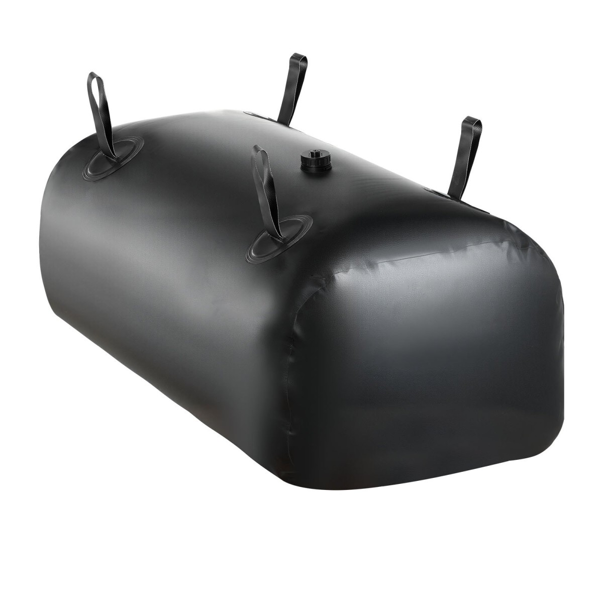 VEVOR Water Storage Bladder, 113L φορητή & πτυσσόμενη τσάντα αποθήκευσης νερού, ανθεκτική στη φθορά 1000D PVC τσάντα μαλακών νερών, στεγανά δοχεία κάμπινγκ για άρδευση κήπου RV έκτακτης ανάγκης, Μαύρο
