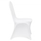 Πτυσσόμενα καλύμματα καρέκλας VEVOR Stretch Spandex, Universal Εφαρμοσμένο κάλυμμα καρέκλας, Αφαιρούμενα πλενόμενα προστατευτικά καλύμματα, για γάμους, διακοπές, συμπόσιο, πάρτι, γιορτή, δείπνο (30 τμχ Λευκό)