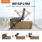 VEVOR Hot Tub Cover Lift, Spa Cover Lift, Ύψος 31,5" - 41,3" Πλάτος 53" - 92,5" Ρυθμιζόμενο, Εγκατεστημένο στο κάτω μέρος στη μία πλευρά, Κατάλληλο για διάφορα μεγέθη ορθογώνιων μπανιέρων, υδρομασάζ, σπα
