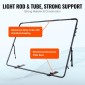 VEVOR Hot Tub Cover Lift, Spa Cover Lift, Ύψος 31,5" - 41,3" Πλάτος 53" - 92,5" Ρυθμιζόμενο, Εγκατεστημένο στο κάτω μέρος στη μία πλευρά, Κατάλληλο για διάφορα μεγέθη ορθογώνιων μπανιέρων, υδρομασάζ, σπα