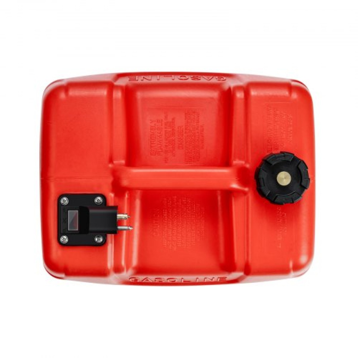 Δεξαμενή καυσίμου VEVOR Boat, 3,17-Gallon/12-L Marine Outboard Transfer Tank, Transfer Tank with 9,8ft Hose, Gauge for Outboard Engine, Yacht, Fishing Boat, Deck, Red