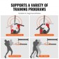 VEVOR Wall Mount Boxing Spinning Bar, Ρυθμιζόμενη Spinning Bar, Boxing Speed ​​Trainer με γάντια, Black Reflex Boxing Bar, Boxing Training Equipment for Kickboxing, MMA, Stress Relief, Fitness
