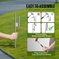 VEVOR Auto Repair Advertising Feather Flag with Pole Kit, Advertising Flags for Business Outside, Περιλαμβάνει 4 Banner Flags, 4 Poles, 4 Ground Stakes, Swooper Flags for Business 16,3 FT