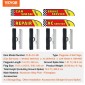 VEVOR Auto Repair Advertising Feather Flag with Pole Kit, Advertising Flags for Business Outside, Περιλαμβάνει 4 Banner Flags, 4 Poles, 4 Ground Stakes, Swooper Flags for Business 16,3 FT