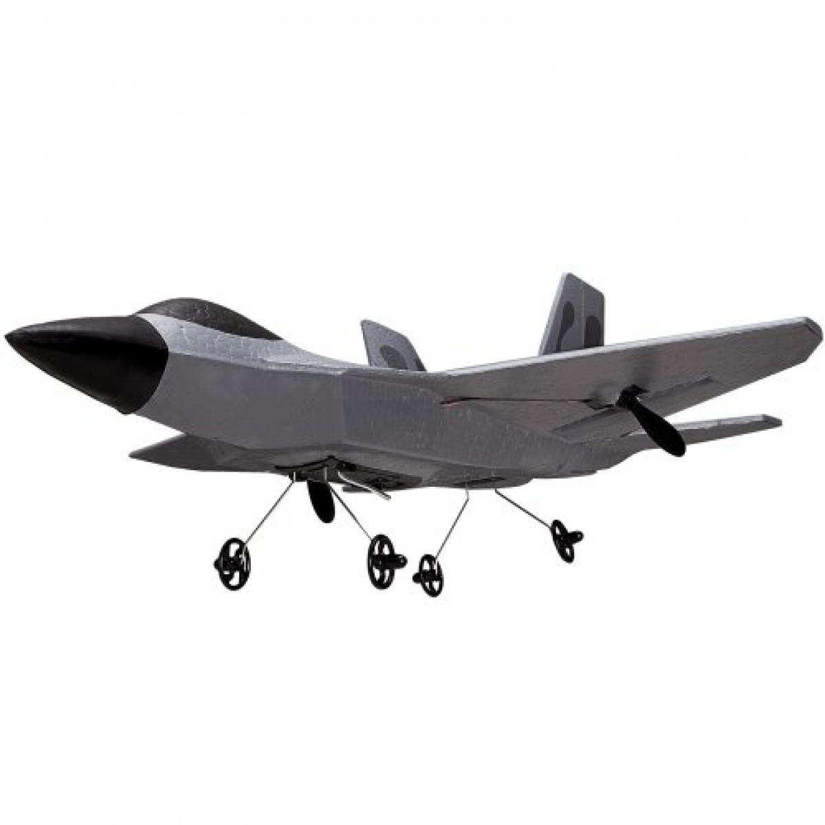 VEVOR RC Plane, 2,4 GHZ 2 Channel Remote Control Airplane with 6-Axis Gyro Stabilizer, Ready to Fly Fighter Aircraft Plane Toy με 2 μπαταρίες, Easy to Fly RC Glider για Ενήλικες Παιδιά Αρχάριους Αγόρια